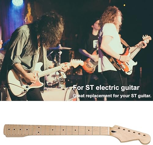 Miniatura 5 de Guitarra cuello 22 trastes arce diapasón guitarra cuello guitarra DIY piezas reemplazo para estilo ST