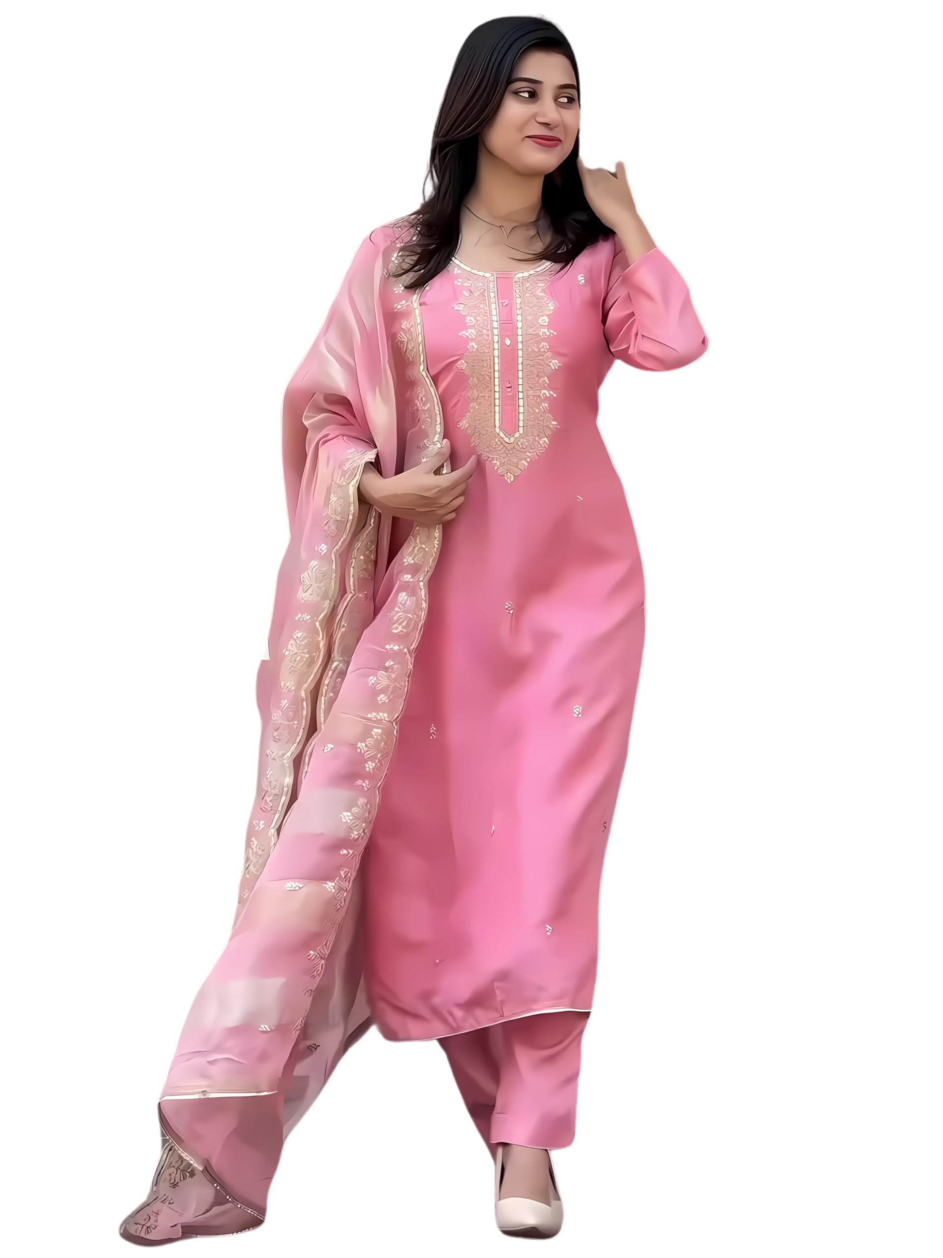 navlik Women’s Straight Kurta with Pant & Dupatta – Elegant Ethnic Set-picture-25