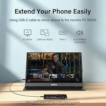 Amazon.com: InnoView Portable Monitor, 15.6 Inch FHD 1080P