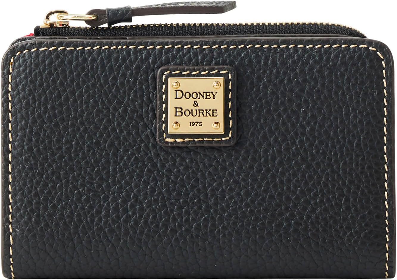 Dooney & Bourke Pebble Grain Zip Credit Card Wallet 14
