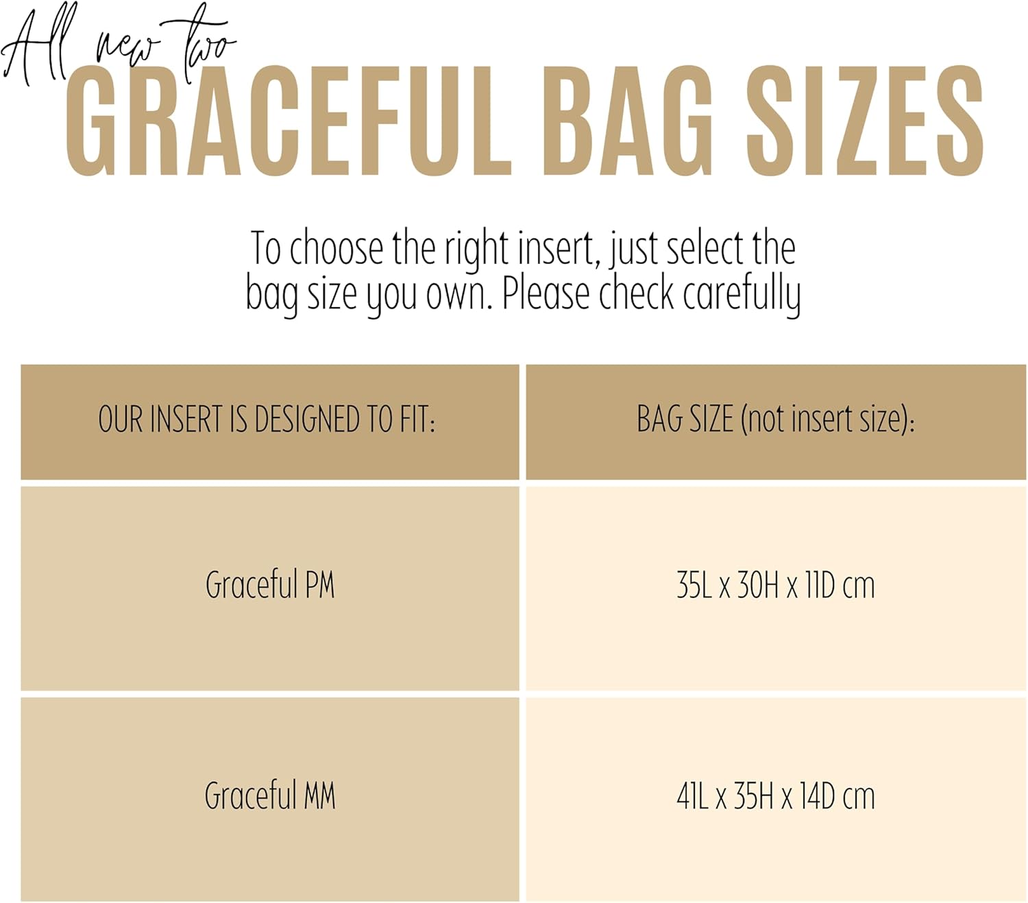 Divitize Premium Purse Organizer compatible with Graceful PM/MM Bag Insert — Gold Zipper Perfect Fit, Durable Quality Felt, Full Coverage, 24+ Shades (For Graceful PM, Hot Magenta)