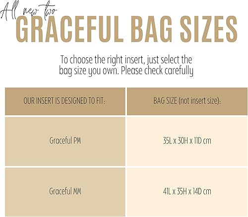 Miniatura 2 de Purse Organizer for Graceful MM Organizer, Lv Graceful PM Organizer, Lv Graceful MM Purse Organizer, Handmade 2mm Premium Felt Snug Sturdy Gold