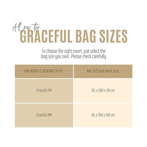 Miniatura 2 de Purse Organizer for Graceful MM Organizer, Lv Graceful PM Organizer, Lv Graceful MM Purse Organizer, Handmade 2mm Premium Felt Snug Sturdy Gold