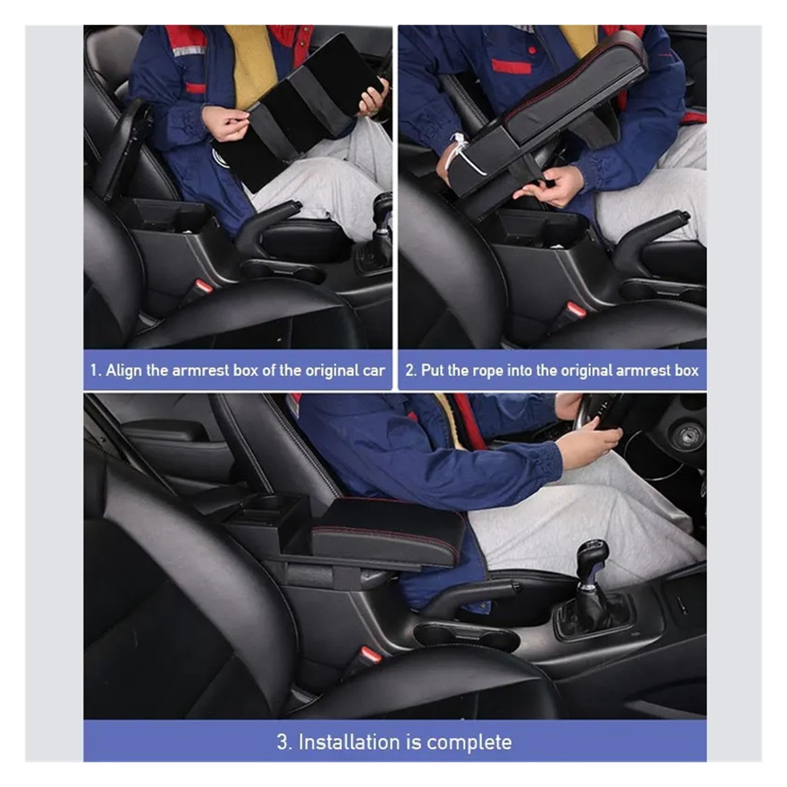 Portabicchieri Universale Supporto Gomito Estensibile Box Bracciolo Auto