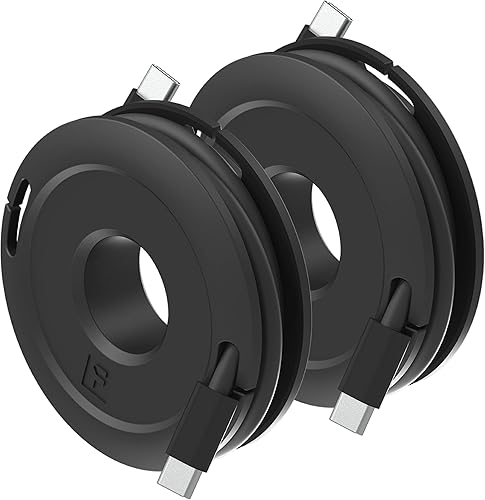 Enrollador lateral Mini y Max de auriculares, auriculares y cable de carga, enrollador y organizador perfecto para envolver auriculares y cables