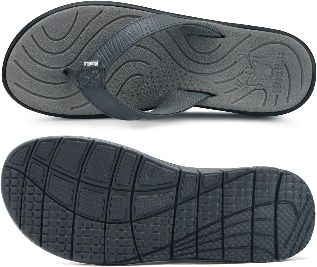 KuaiLu Comfortable Flip Flops for Women with Arch Support Summer Beach Walking Thong Sandals Slip On Indoor Outdoor - Image 8