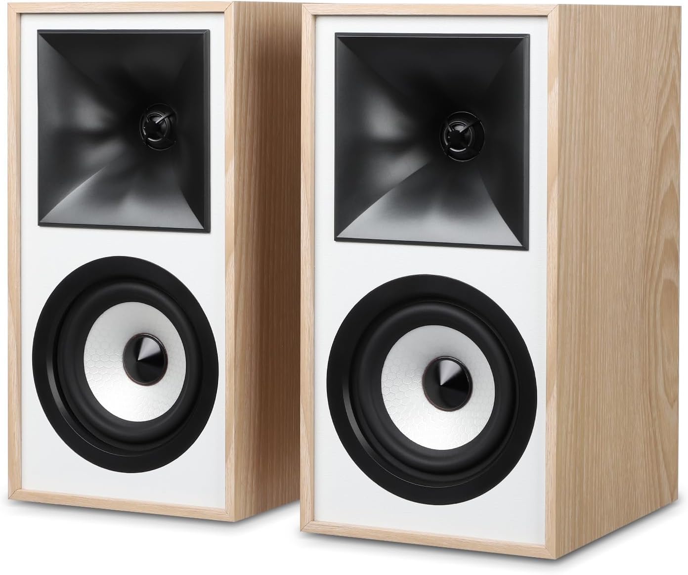 AIYIMA S4000 2.0 Studio Monitor Speakers,4 inch 80W Bluetooth Powered Bookshelf Speakers,XLR/6.5mm TRS/RCA Inputs, for Home Studio & Music