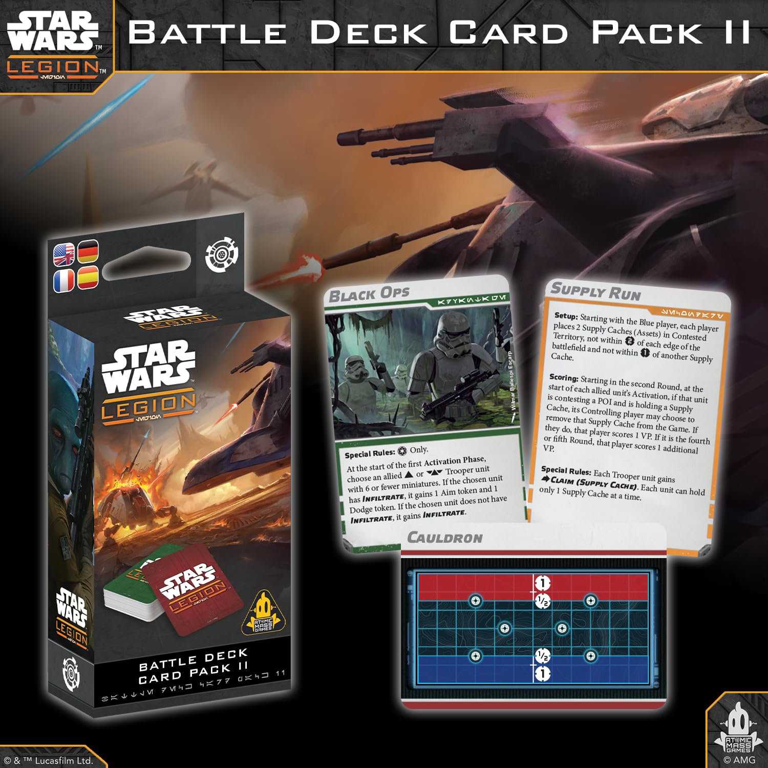 Asmodee - Star Wars™ Legion Fleet Troopers | AMG - extension jeu de figurines stratégie - Soldats de la Flotte - armée Rebelle - 14 - 2 joueurs - 90 min - Multilingue