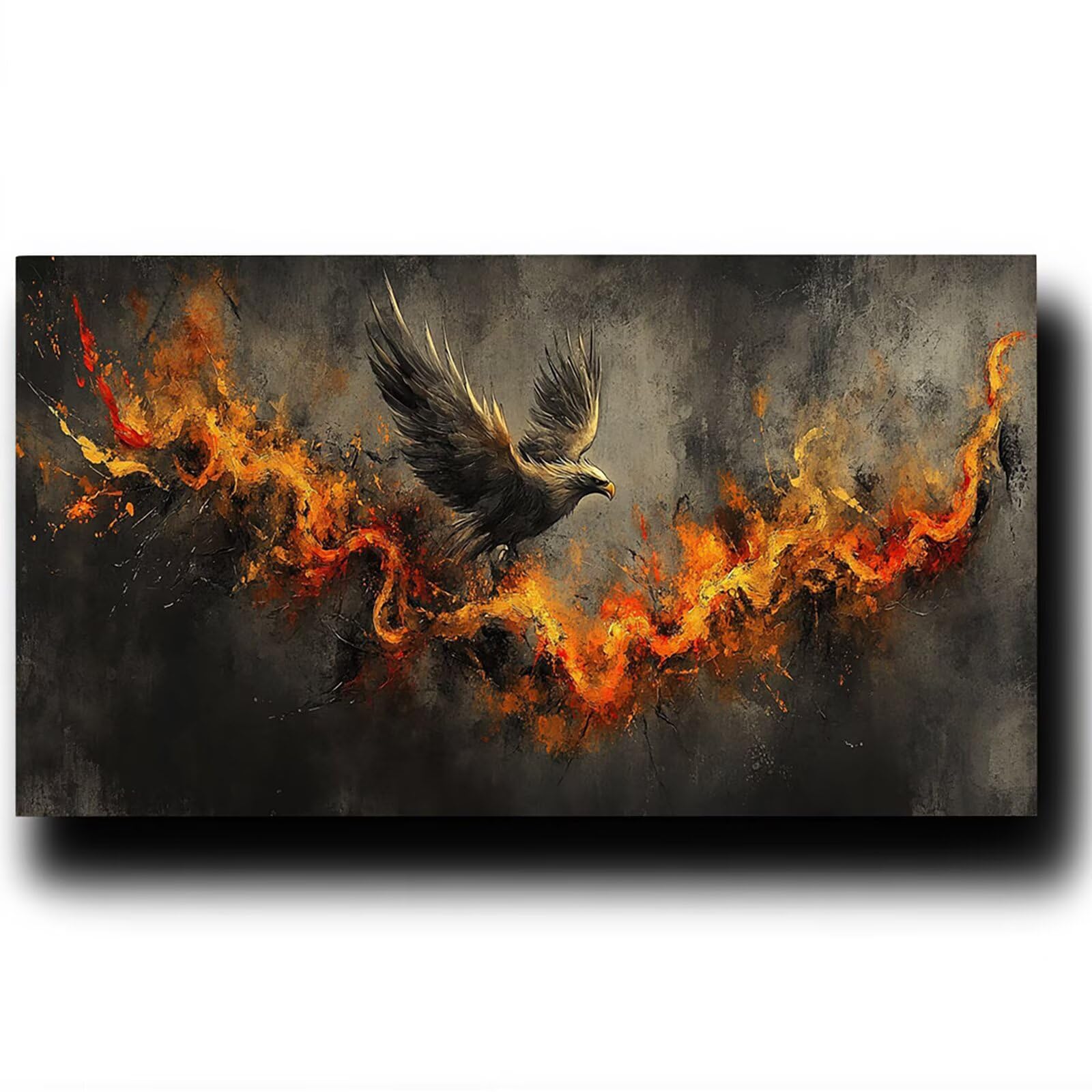 Pintar por Numeros Adultos águila, Pintar por Numeros Niños Kit Manualidades Adultos Abstracto Cuadros para Pintar por Numeros Pintura Acrílico, Cuadros Decoracion Salon Modernos 80X160cm 7w-1-W
