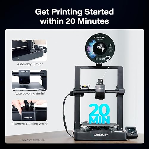 Miniatura 7 de Creality Ender 3 V3 SE Impresora 3D, velocidad de impresión de 9.843 ins, extrusora directa Sprite CR Touch Auto Nivelación Auto Z Offset Color