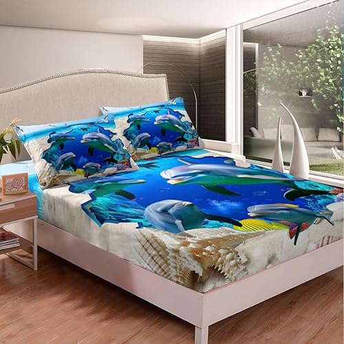 Miniatura 10 de Erosebridal Sábana bajera ajustable de rata, juego de ropa de cama Kawaii de roedores tamaño Queen para niños, niñas y mujeres, sábana bajera