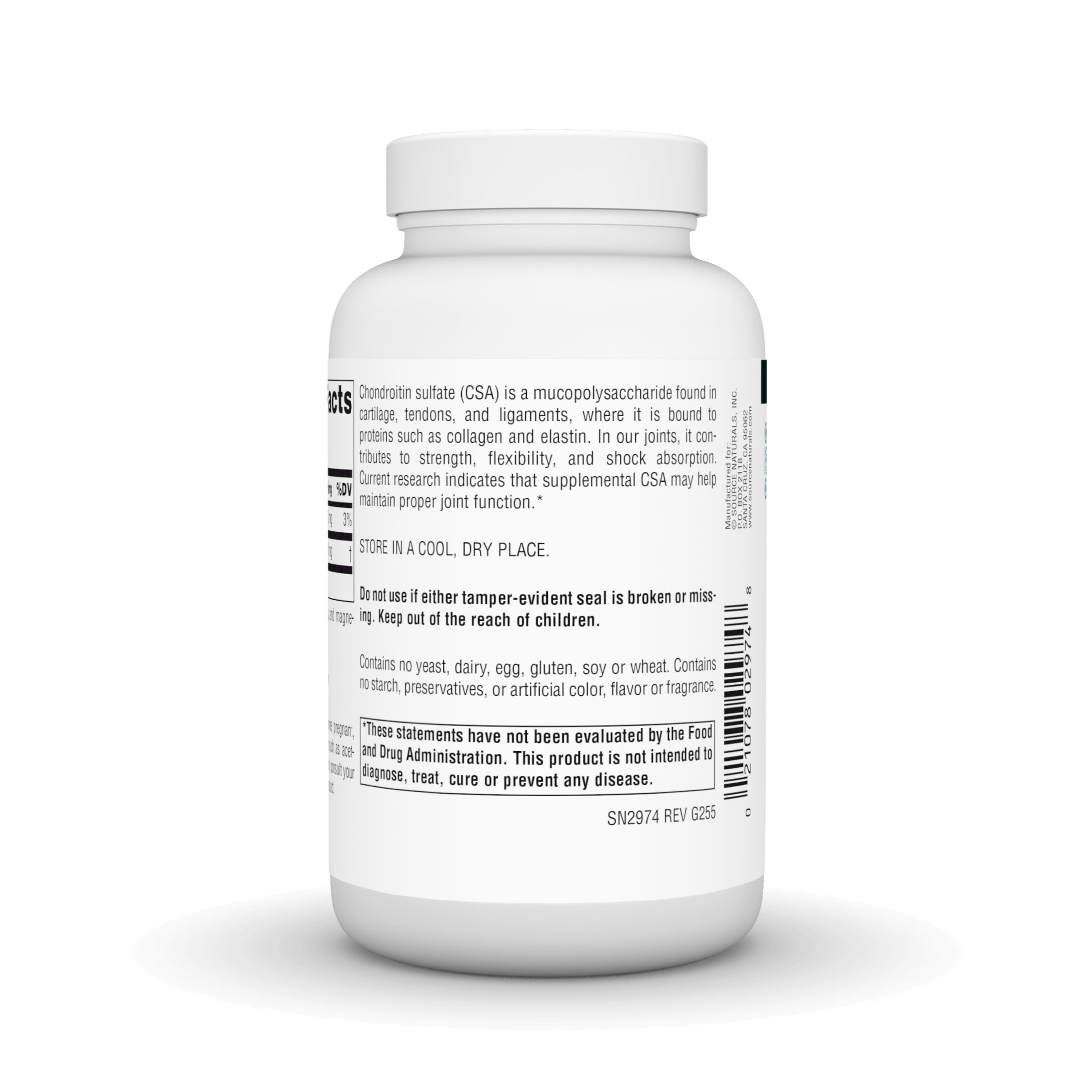 Source Naturals Chondroitin Sulfate, 600 mg - 120 Capsules — Amazon image 4