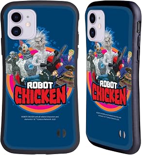Head Case Designs Officially Licensed Robot Chicken Characters Graphics Hybrid Case Compatible with Apple iPhone 11