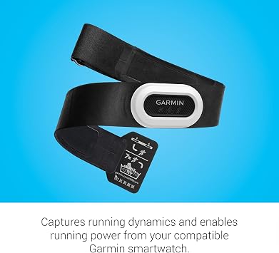 Garmin Monitor de frequência cardíaca HRM-Pro Plus, alça peitoral premium, captura dinâmica de corrida, transmite via ANT+ e BLE