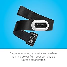 Garmin HRM-Pro Plus, Premium Chest Strap Heart Rate Monitor, Captures Running Dynamics, Transmits via ANT+ and BLE (010-13118-05)