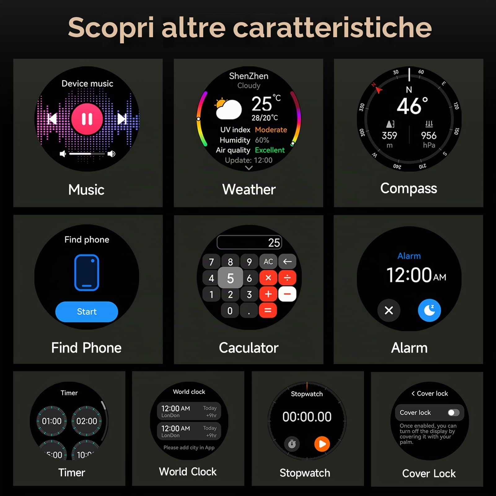 Ulefone Armor Watch Pro, smartwatch militare AI per uomo (accettare/effettuare chiamate), orologio fitness AMOLED da 1,5 pollici, 100+ sport, monitor frequenza cardiaca/SpO2/sonno, smartwatch