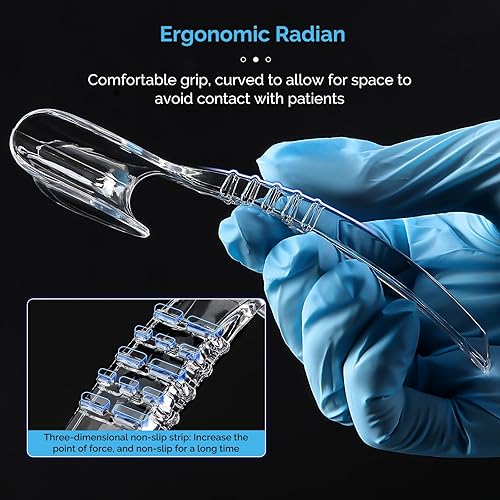 Miniatura 3 de JMU Retractor bucal dental de mejilla abreboca pequeño, en forma de T, autoclave intraoral retractor, transparente