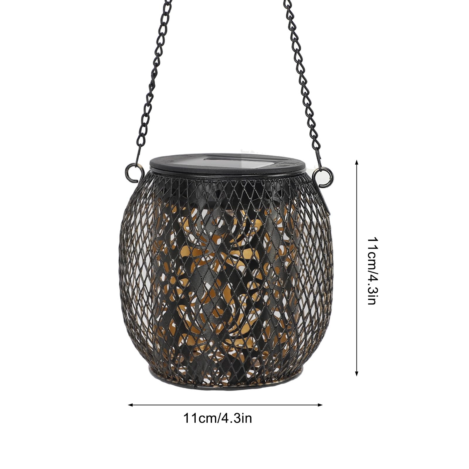 Outdoor Hanging Solar Lanterns Waterproof Decorative Lights for Garden