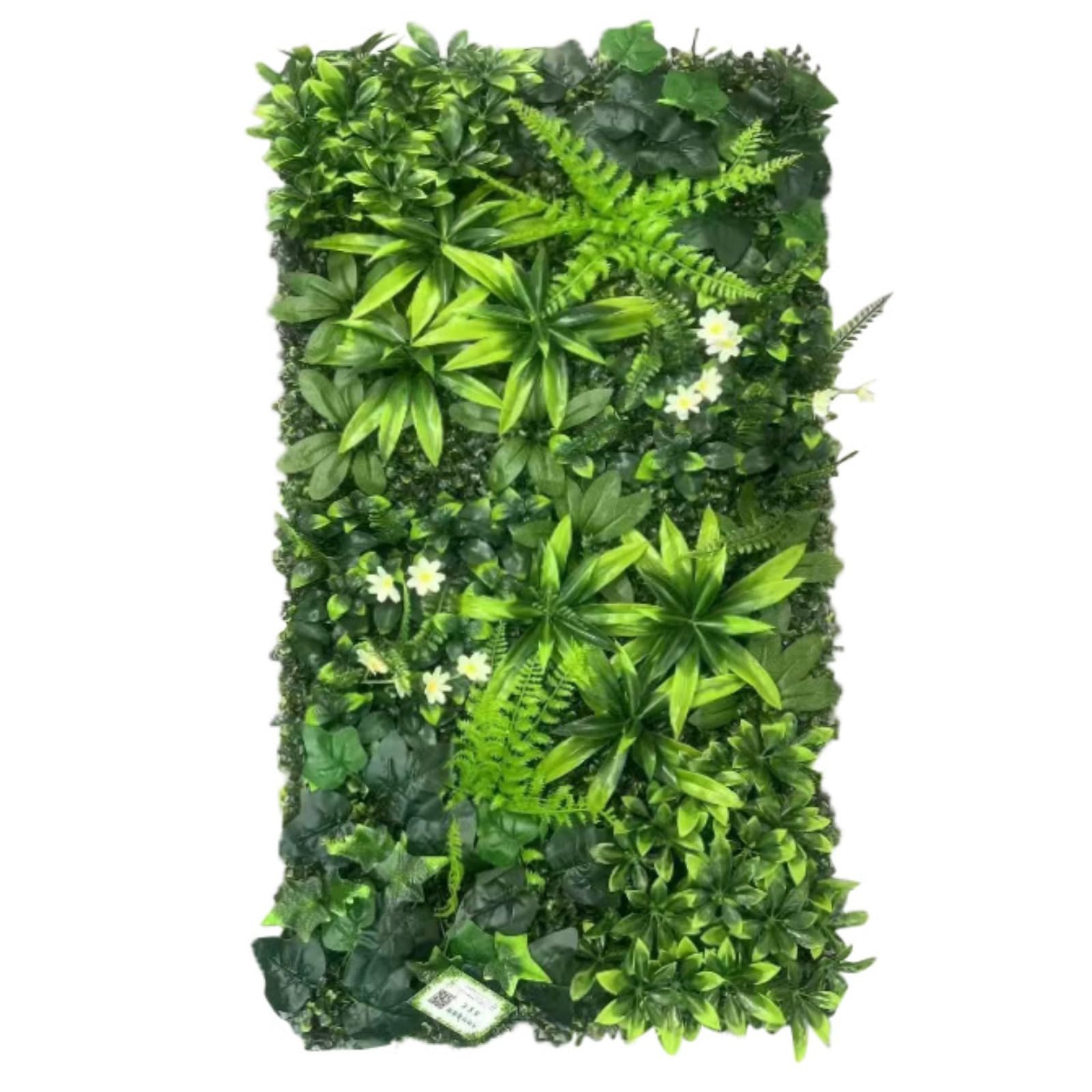Künstliche Pflanzenwand, 50 x 100 cm Outdoor Künstliche Hecke, PE, Künstliche Pflanzen Wie Echt, Simulierte Wandpflanze, Blumen Wanddekoration für Wandbegrünung (Kombination 4)