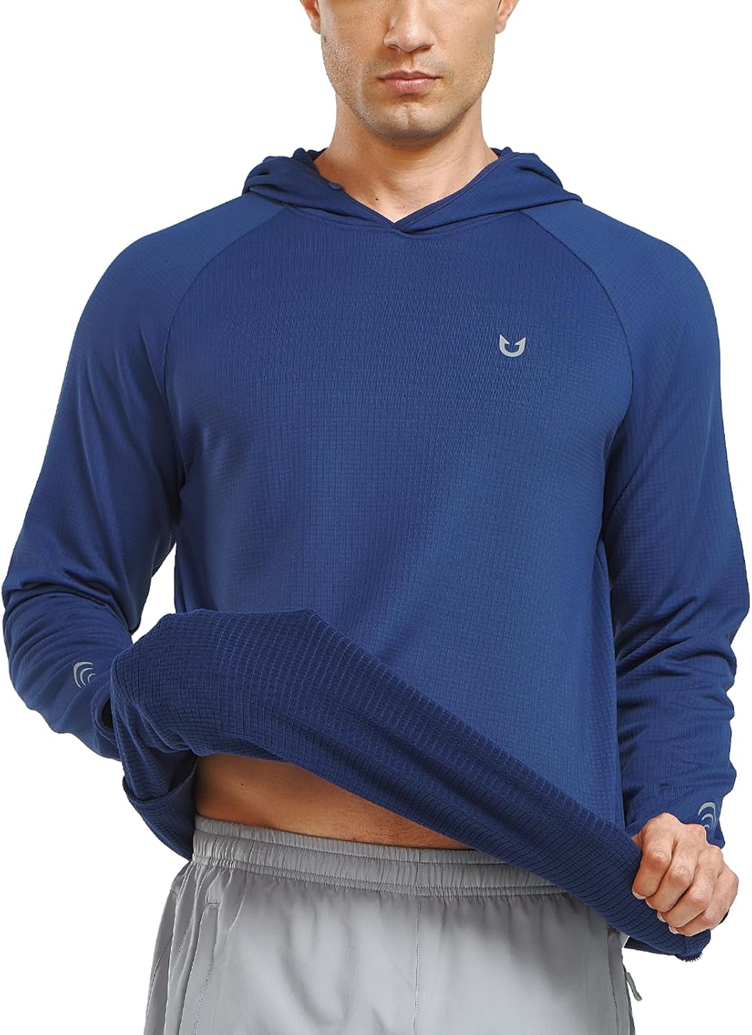 NORTHYARD Men's Running Hoodie Lightweight Fleece Workout Pullover Long Sleeve Cold Weather Hooded Sweatshirts Athletic Gym - Image 2