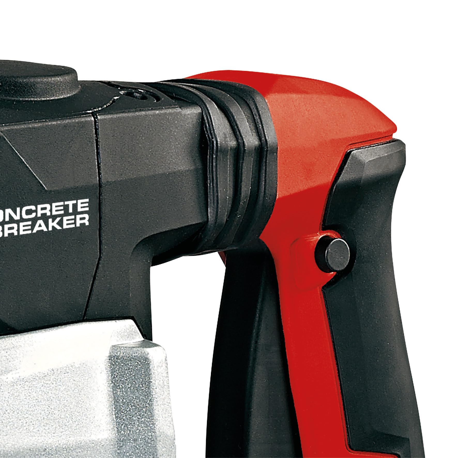 Einhell Martello Demolitore Te-Dh 32, 1500 W, Forza D'Urto 32 J, Mandrino Sds-Max, Impugnatura Principale Antivibrante e Rivestimento Morbido Softgrip, Con Ago E Scalpello Piatto e E Box, Nero, Rosso