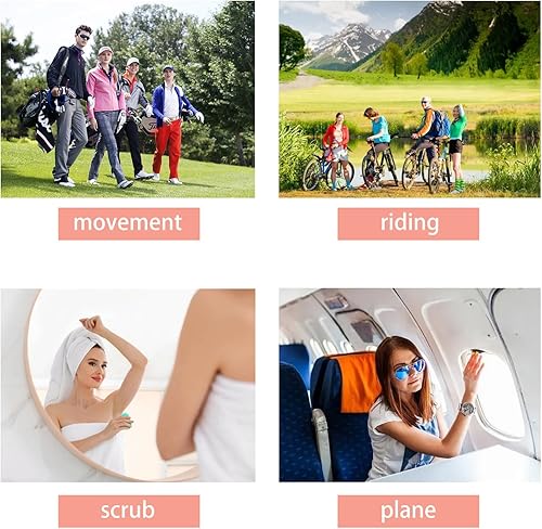 Miniatura 6 de patmatfr Neceser de viaje de 3 piezas para mujer y hombre, organizador de viaje cosmético impermeable translúcido, accesorios de aseo para artículos