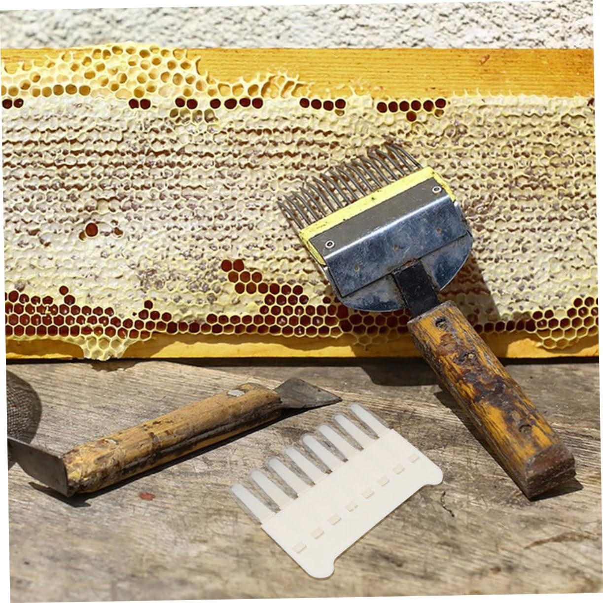 Sosoport 10pezzi Attrezzo Per Raccolta Della Pappa Reale Con File Strumento Per Apicoltura Utensile Pratico Per Pulizia e Raccolta Di Favi Equipaggiamento Per Apicoltori Esperti e