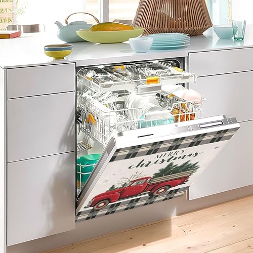 Miniatura 9 de Gnomos calabaza girasoles cubierta magnética para lavavajillas paneles de puerta, gabinete de hogar, electrodomésticos, calcomanías para lavadora y