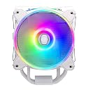 Cooler Master Hyper 212 Halo White ARGB CPU Cooler - 120mm Fan | Support AMD & Intel CPU Socket AM5, AM4 / LGA 1700, 1200, 1151, 1150| PWM Case Fans | 51.88 CFM Airflow | 4 Heat Pipes | Gen 2 ARGB gallery image