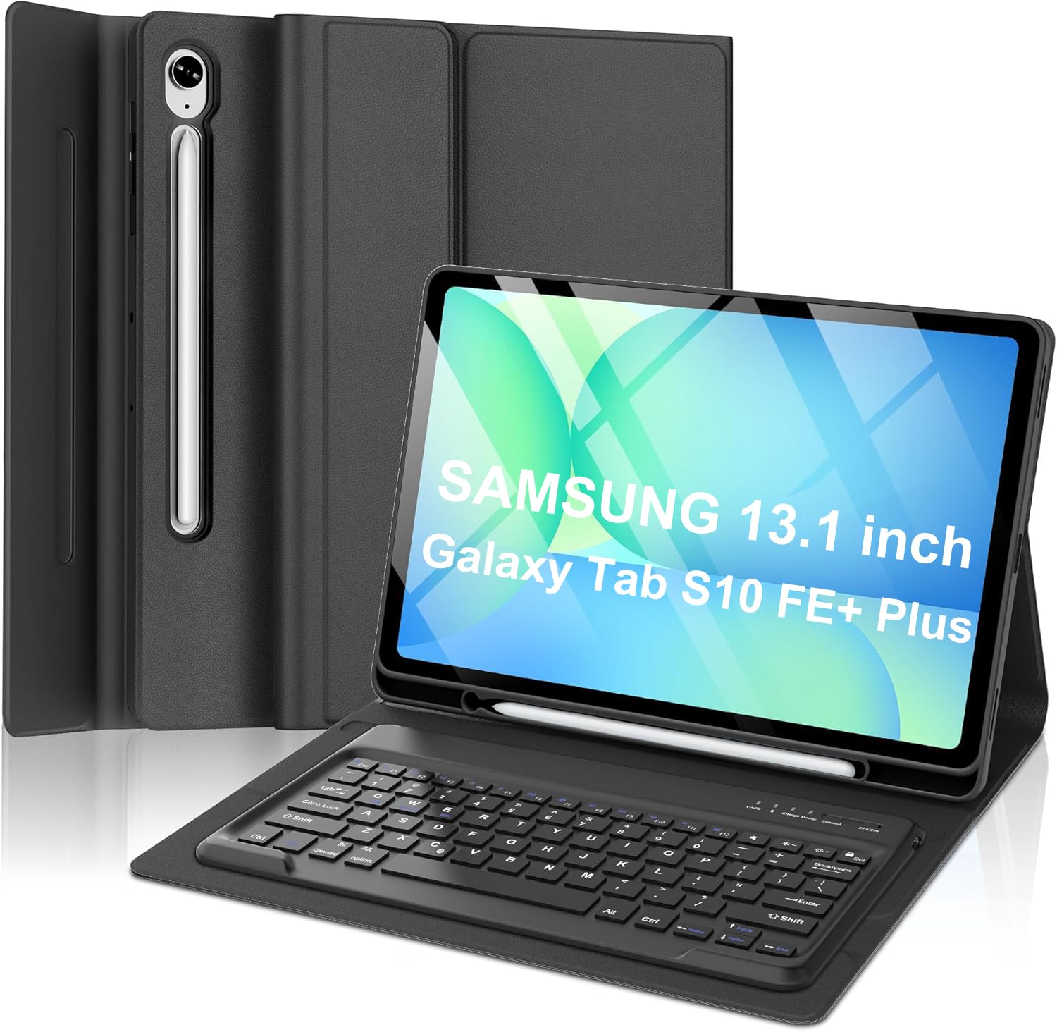 Amazon.com: Keyboard Case for Galaxy Tab S10 FE+ Plus 5G 13.1 Inch