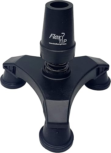 FlexTIP (TLC 5 pulgadas) Cool Walking Cane - Pie de trípode – independiente – Antigolpes, flexión, estabilidad y tracción todo terreno – Accesorio