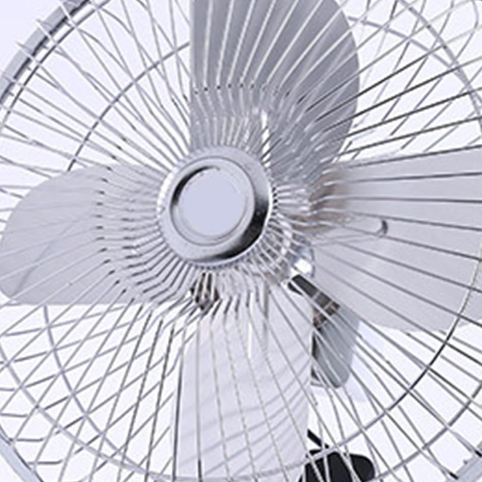 Ventilador de Coche de 10 Pulgadas, 12 V, 4 aspas, rotación automática, Ventilador de refrigeración con Clip y Enchufe para Encendedor de Cigarrillos para Coche, Minivan, SUV (12V)