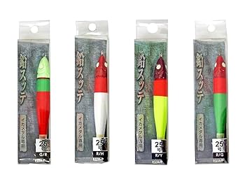 Amazon | 鉛スッテ 25号 KMY-1574 4色セット イカメタル専用