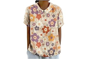 Boho Printed Tunic Tops for Fortnite Season 3 Style