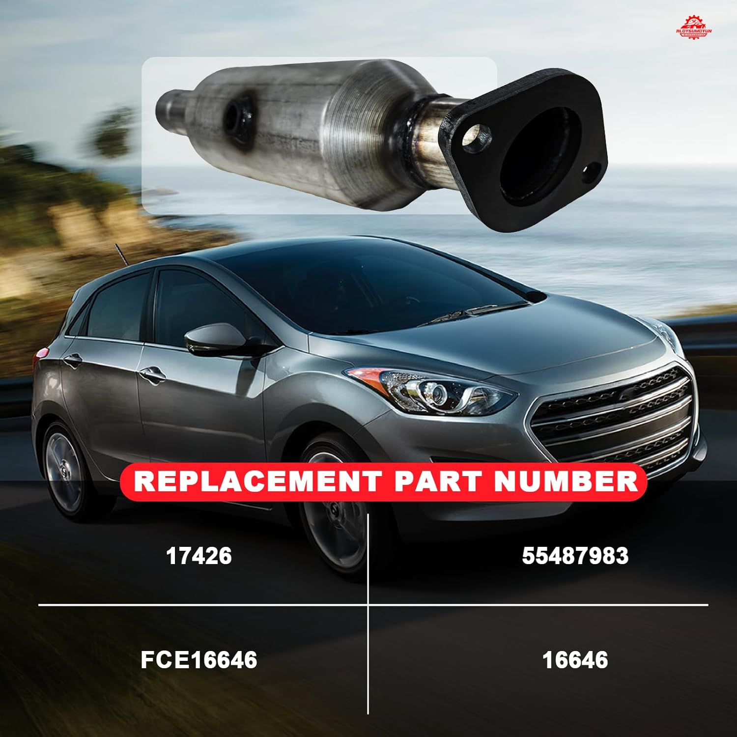 17426 Catalytic Converter Compatible with 2013-2016 Hyundai Tucson Santa FE,for 2014-2017 Elantra GT,for 2014-2016 Kia Rondo Soul 2.0L L4