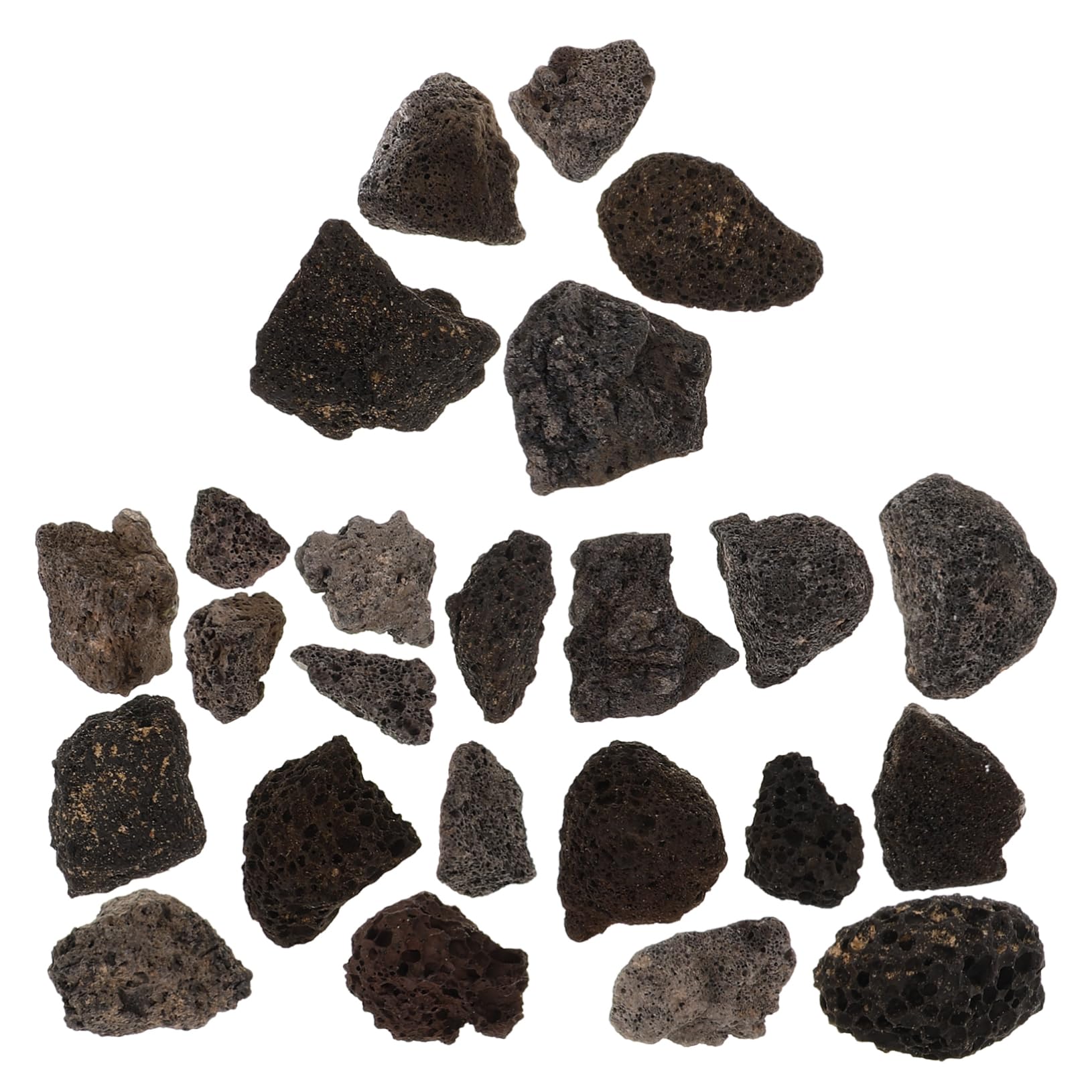 PRETYZOOM 1bag Volcanic Rock Adornments Decorative Rocks for Plants Fish Tanks Lava Stone of Natural Stones