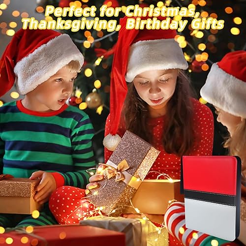 Miniatura 6 de Carpeta de tarjetas con 9 bolsillos, soporte para tarjetas coleccionables con mangas, 900 bolsillos, protectores de tarjetas intercambiables,