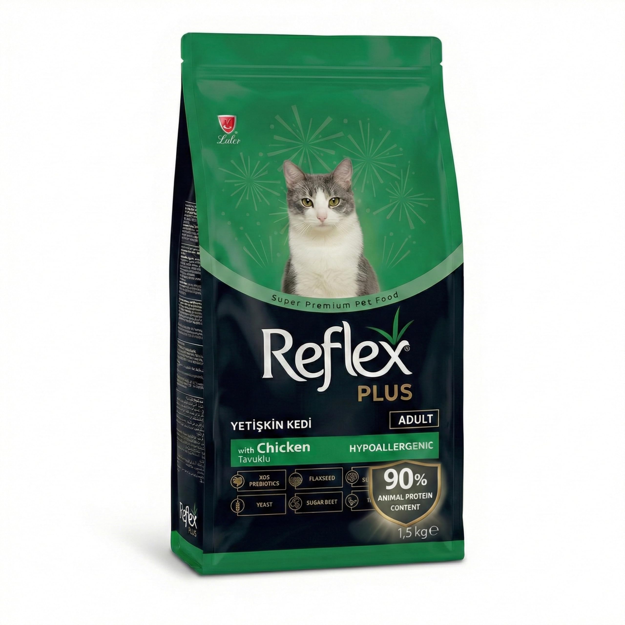 Reflex Plus Adult Cat Food with Chicken - Complete Dry Food for Adult Cats, 1.5kg Bag. Grain Inclusive Formula for Healthy Digestion, Skin & Coat-image-10