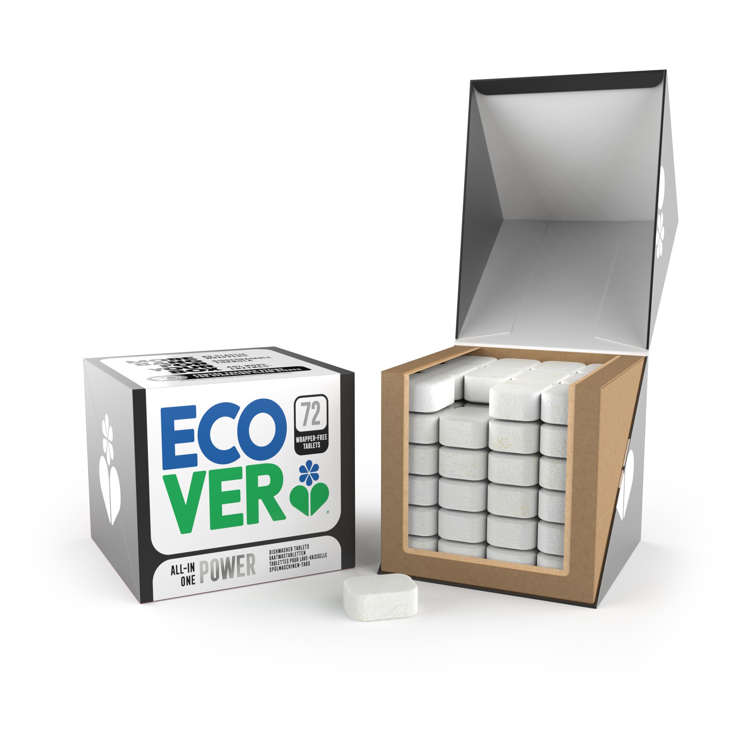 Ecover Power Dishwasher Tablets, All-In-One Dishwasher Salt