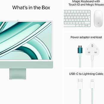Apple 2023 iMac all-in-one desktop computer with M3 chip: 8-core