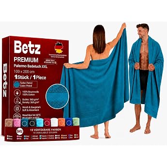 Betz Bath Towel Large XXL 100 x 200 cm Bath Towel Sauna Towel Palermo 100% Cotton 100 x 200 cm