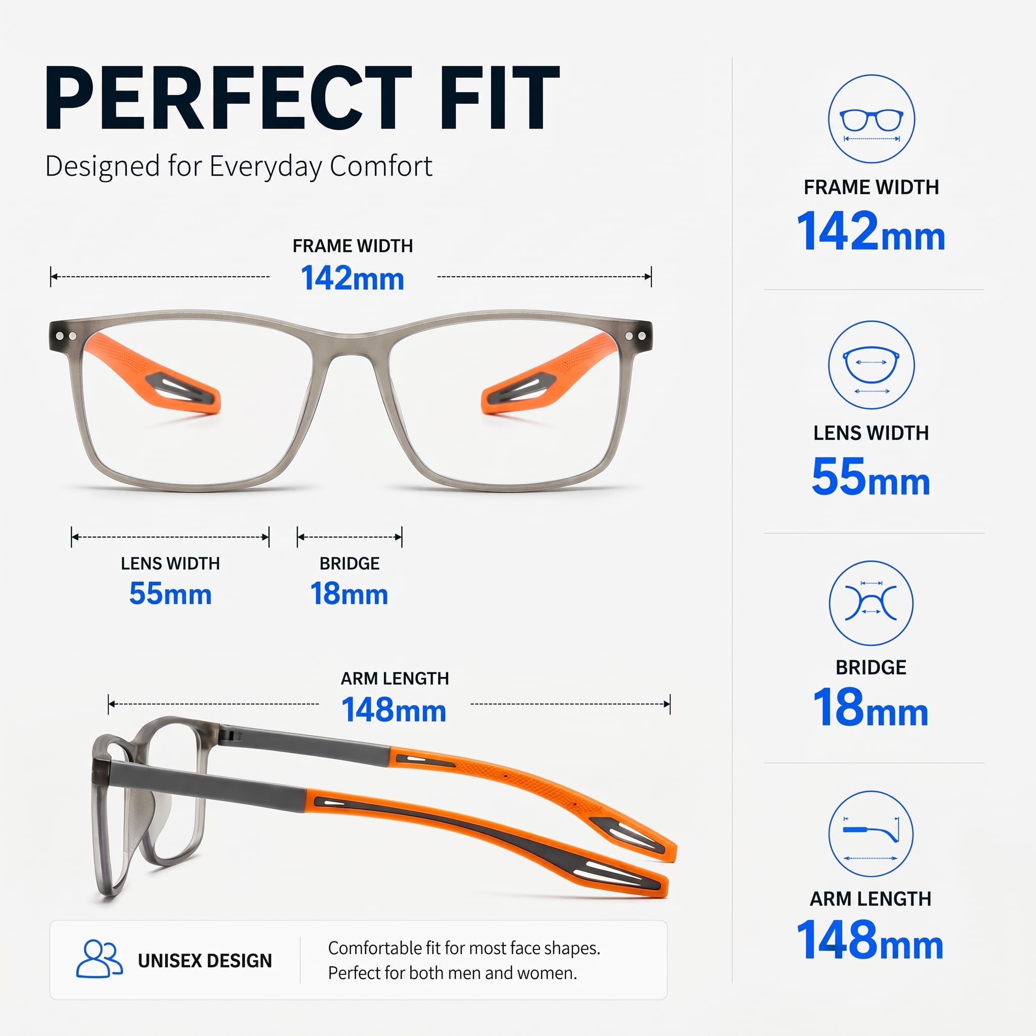 Gafas de lectura TR90 para hombre, diseño deportivo, bloqueo de luz azul, flexible, cómodo, ligero