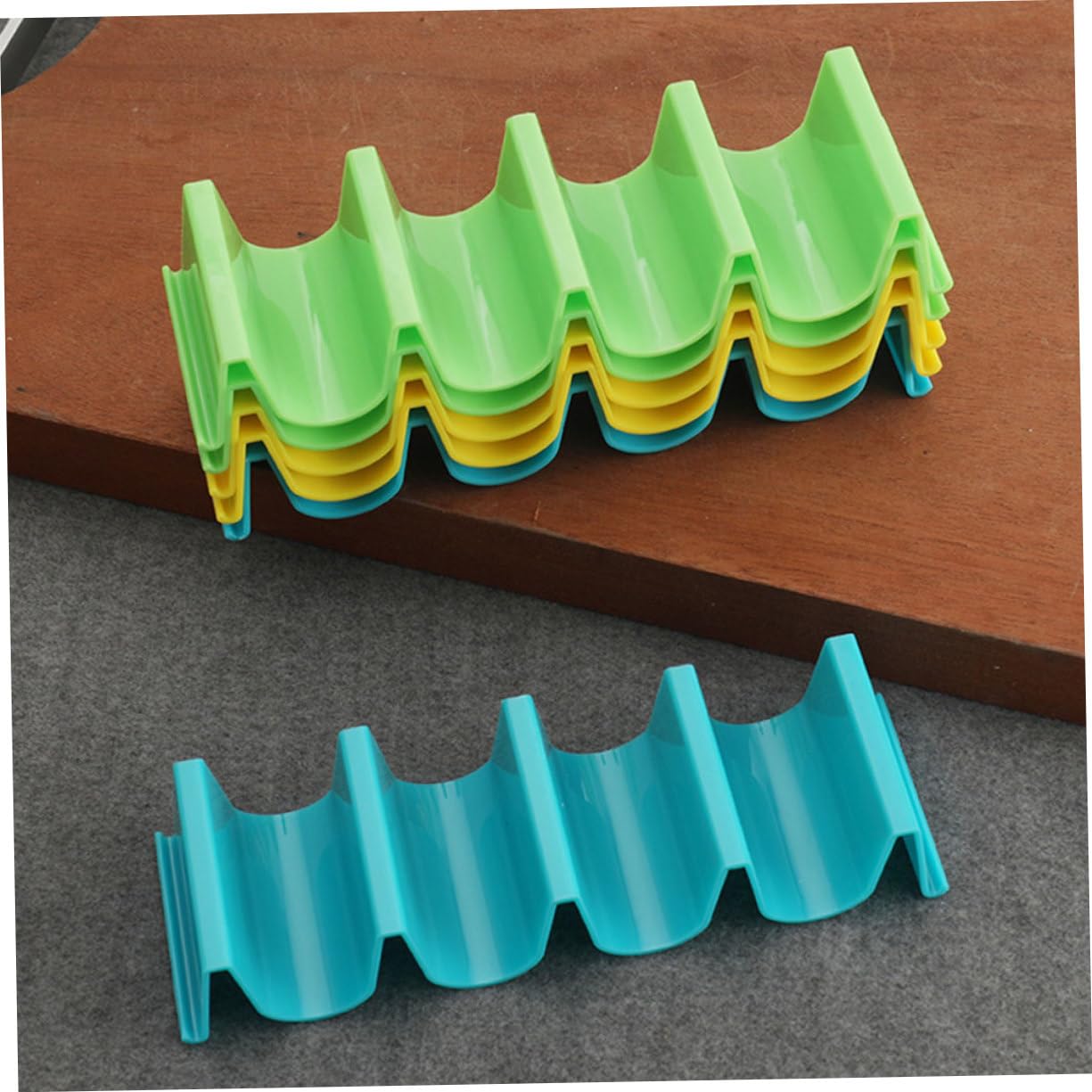 COLLBATH 3 Sets 2pcs Tortilla Stand Taco Grilling Rack Comal for Tortillas Tacos De Beisbol Para Hombres Mini Tortillas Taco Baking Tray Corn Tortillas Mexican Pancake Stand Plastic Pp