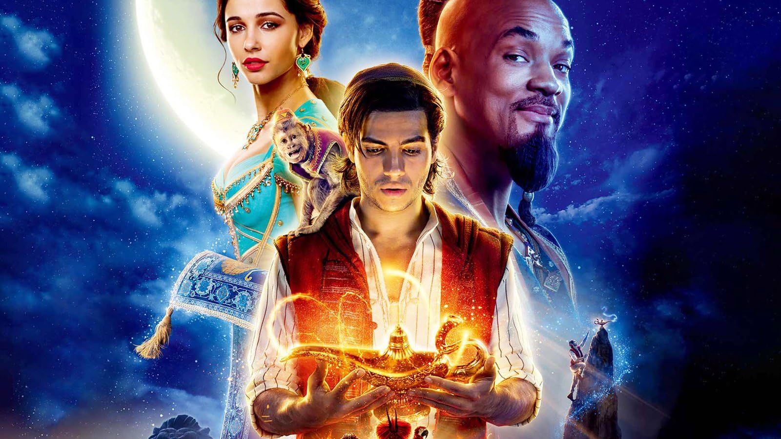 Aladdin 2019 27 Poster A0 - Movie Art Poster in varie dimensioni per idee soggiorno o camera da letto. Immagini di film cult senza bordi Classic Iconic 70s 80s 90s Vintage Retro Home Wall Decor Immag