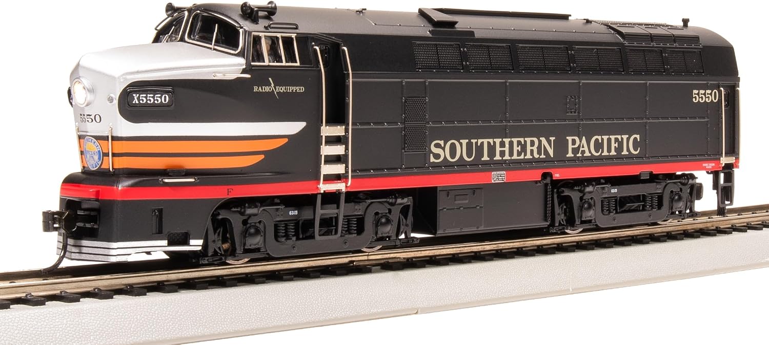Broadway Limited 7709 RF-16 Sharknose A, SP 5551, Black Widow Scheme, Paragon4 Sound/DC/DCC, HO Scale