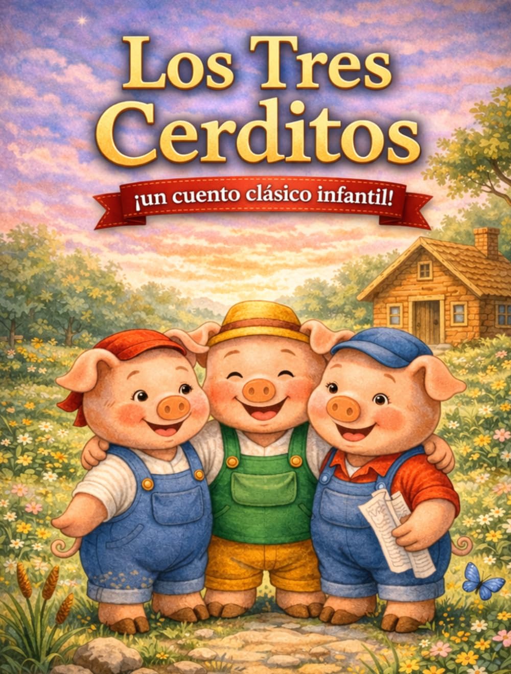 Los Tres Cerditos: Cuento Infantil Ilustrado para Niños | Libro de Cuentos Clásicos, Lectura para Niños, Aprender a Leer, Educación Infantil