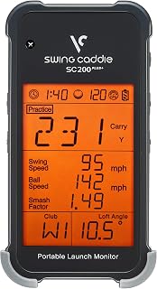 SWING CADDIE Golf LAUNCH MONITOR SC200+
