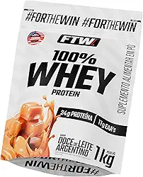 FTW 100% Whey Protein com Proteína Concentrada WPC, para Atletas com Alto Valor Biológico, Suplemento Pós-Treino Sem Glúten - Refil 1kg (Sabor Doce de Leite Argentino)