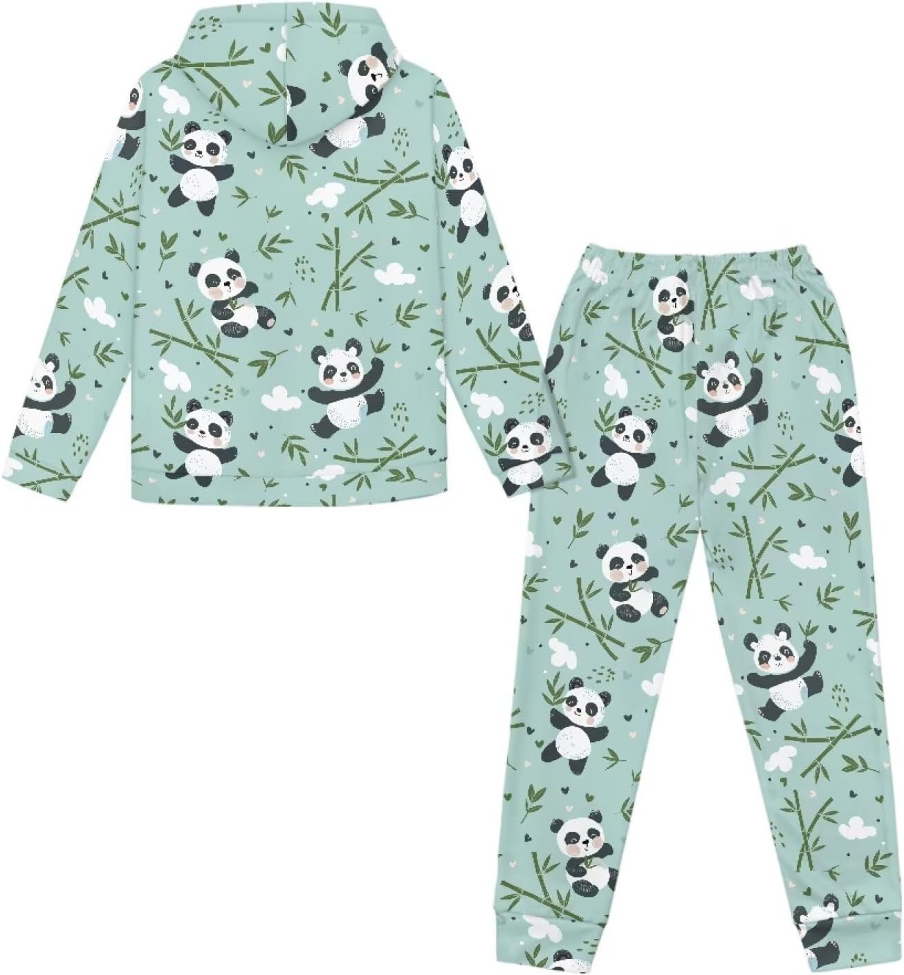 Girls Boys 2 Piece Tracksuit Athletic Sweatsuits Sets Hooded Sweatshirt and Jogger Sweatpants Clothing Sets