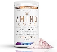 Vista 10 de Ultra Human Amino Code Aminoácidos esenciales + BCAA + electrolitos de agua de coco Bebida energética de aminoácidos de recuperación
